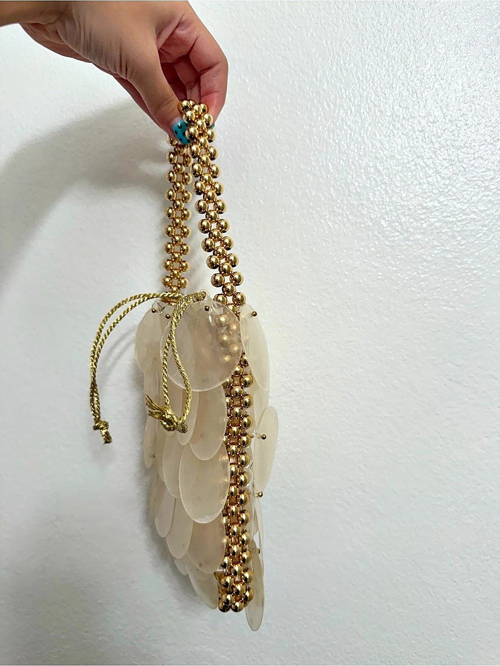 Sequin Drawstring Mini Bag - Picture 4 of 5